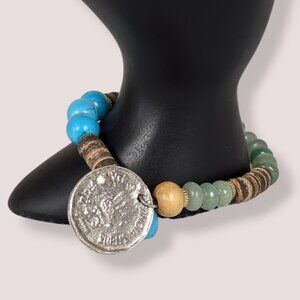 (2/$20) Envious Beaded Stretch Bracelet